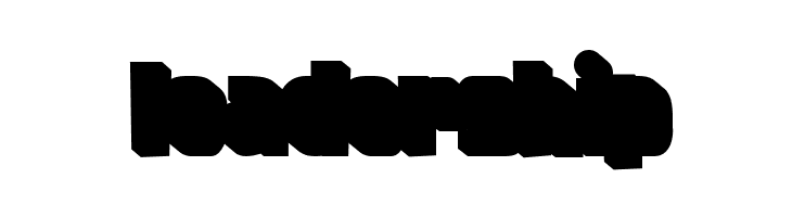 FROS BOLD Shadow  Free Fonts Download