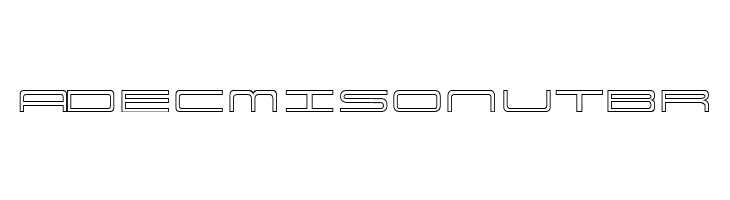 914-OUTLINE  Free Fonts Download