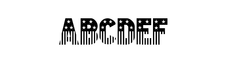 Stars & Stripes  Free Fonts Download