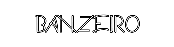 Guritno Demo Outline  Free Fonts Download