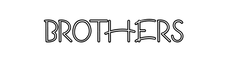 Guritno Demo Outline  Free Fonts Download