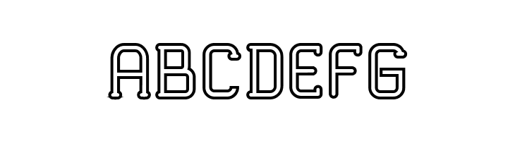 TRUMANS Outline  Free Fonts Download