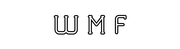 TRUMANS Outline  Free Fonts Download