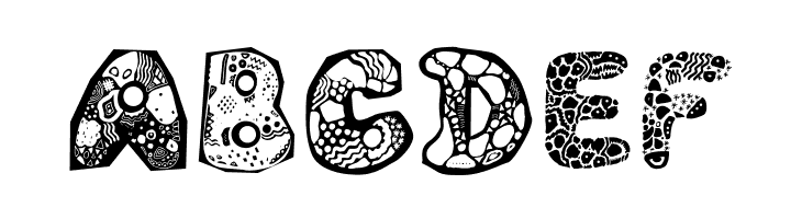 FilledABC  Free Fonts Download