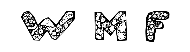 FilledABC  Free Fonts Download