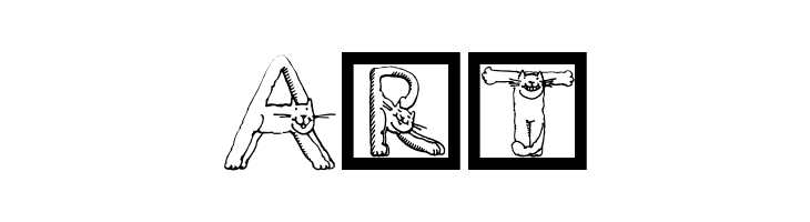 CatsAlphabet  Free Fonts Download