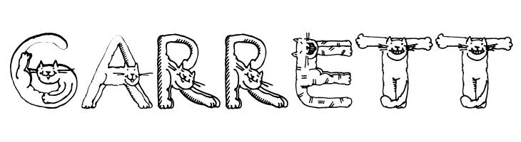 CatsAlphabet  Free Fonts Download