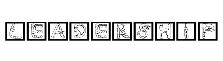 CatsAlphabet  Free Fonts Download