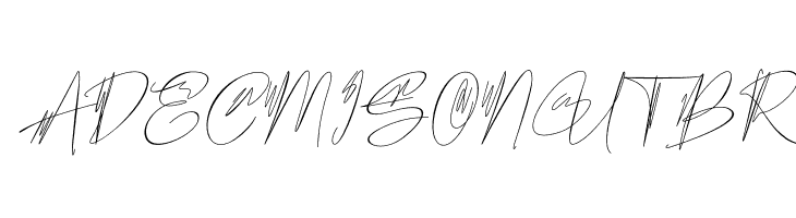 Hantoria Signature NoLigature  Free Fonts Download