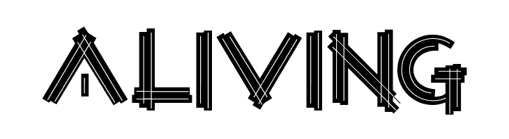 ConstrxiaBlackInline  Free Fonts Download