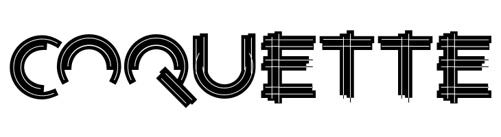 ConstrxiaBlackInline  Free Fonts Download