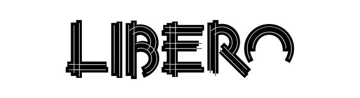 ConstrxiaBlackInline  Free Fonts Download