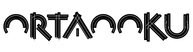 ConstrxiaBlackInline  Free Fonts Download