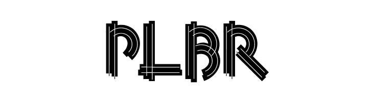 ConstrxiaBlackInline  Free Fonts Download