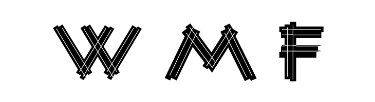 ConstrxiaBlackInline  Free Fonts Download
