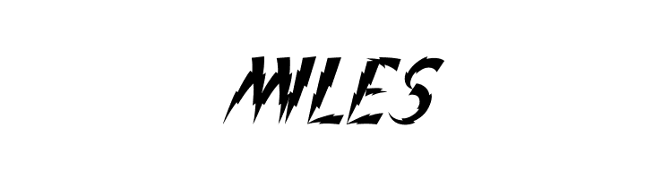 In A Flash Italic  Free Fonts Download