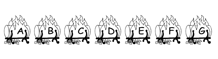 pf_ yulefire1  Free Fonts Download