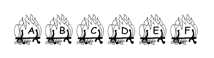 pf_ yulefire1  Free Fonts Download