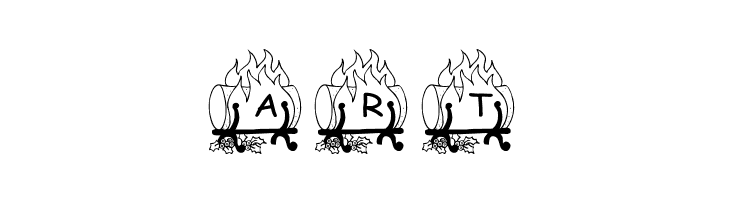 pf_ yulefire1  Free Fonts Download