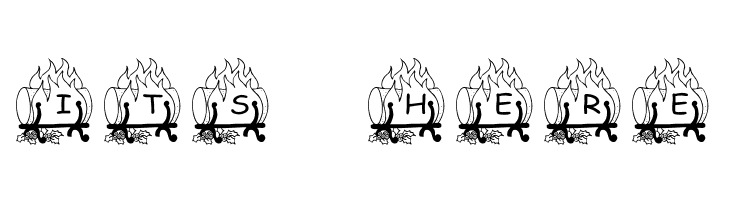 pf_ yulefire1  Free Fonts Download