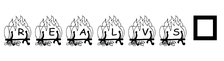 pf_ yulefire1  Free Fonts Download