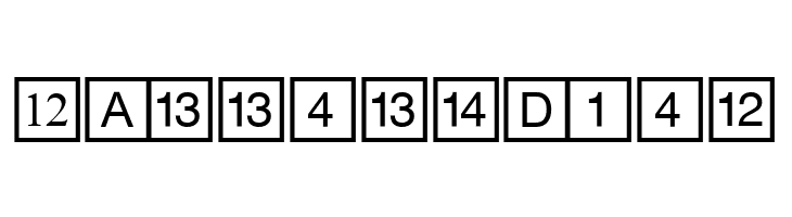 CD Numbers  Free Fonts Download