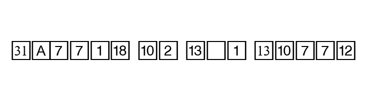 CD Numbers  Free Fonts Download