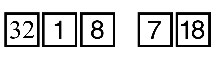 CD Numbers  Free Fonts Download