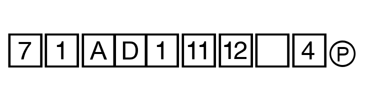 CD Numbers  Free Fonts Download