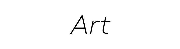 Mont Blanc-Trial ExtraLight Italic  Free Fonts Download