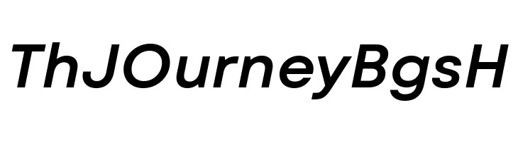 Mont Blanc-Trial SemiBold Italic  Free Fonts Download
