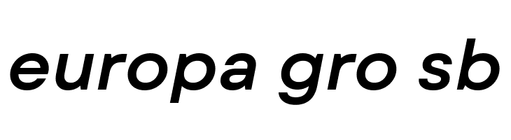 Mont Blanc-Trial SemiBold Italic  Free Fonts Download