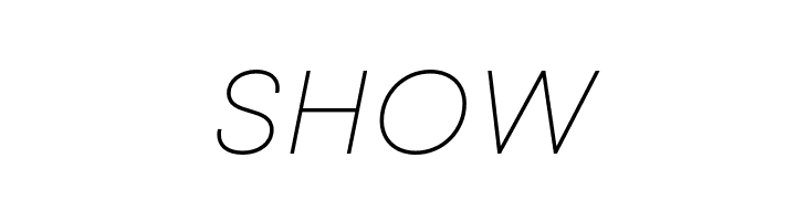 Mont Blanc-Trial Thin Italic  Free Fonts Download