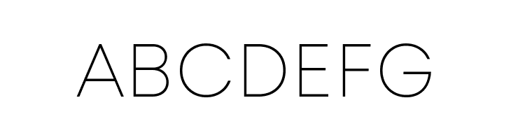 Mont Blanc-Trial Thin  Free Fonts Download