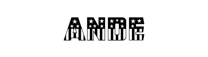 CFB1 American Patriot SOLID 2 Normal  Free Fonts Download