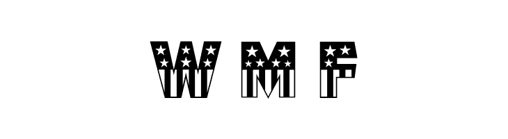 CFB1 American Patriot SOLID 2 Normal  Free Fonts Download