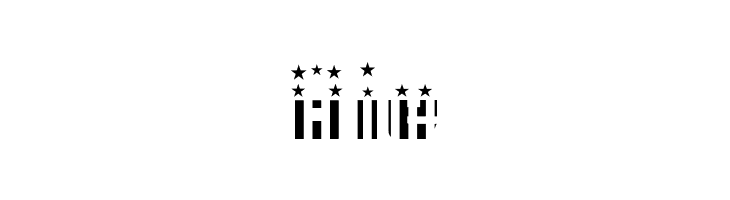 CFB1 American Patriot SPANGLE 2 Bold  Free Fonts Download