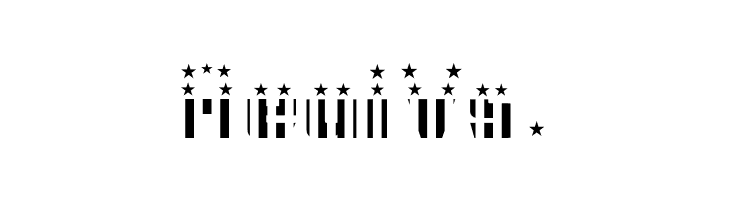 CFB1 American Patriot SPANGLE 2 Bold  Free Fonts Download