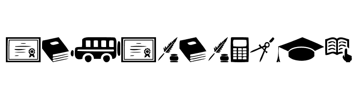 School  Free Fonts Download