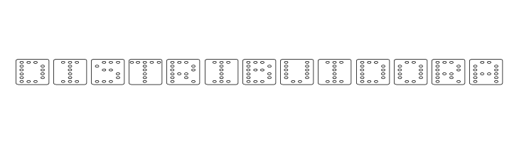 Domino flad  Free Fonts Download