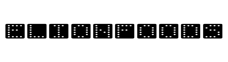 Domino flad  Free Fonts Download