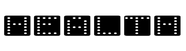 Domino flad  Free Fonts Download