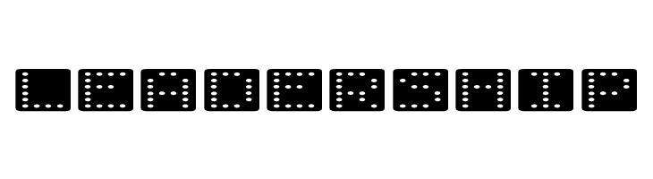 Domino flad  Free Fonts Download