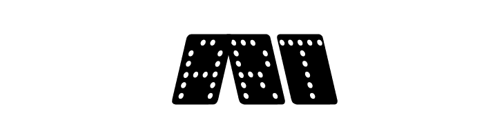 Domino normal kursiv  Free Fonts Download