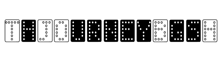 Domino normal  Free Fonts Download