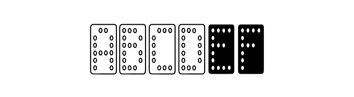 Domino smal  Free Fonts Download