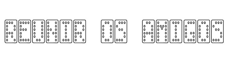 Domino smal  Free Fonts Download