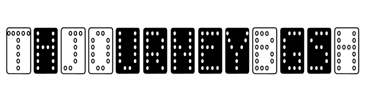 Domino smal  Free Fonts Download