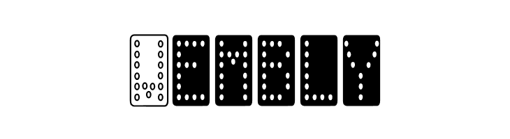 Domino smal  Free Fonts Download