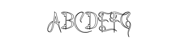 A Charming Font Outline  Free Fonts Download